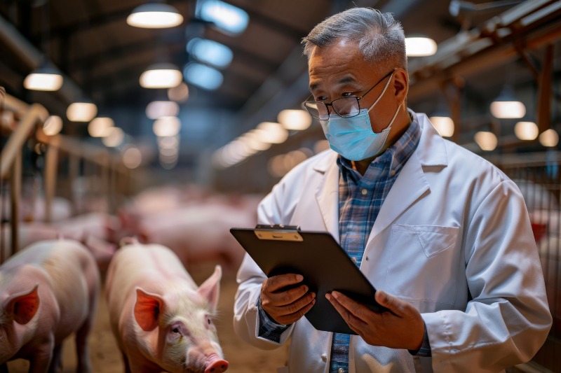 血独清猪场腹泻实验